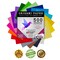 Origami Paper 500 Sheets Premium Quality for Arts and Crafts 6" Square Sheets 20 Vibrant Colours Same Colour on Both Sides 100 Design Ebook Included (See Back of Cover for Download info)